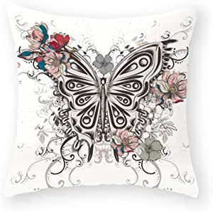 almohada mariposa